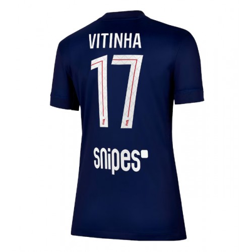 Maglie da calcio Paris Saint-Germain Vitinha #17 Prima Maglia Femminile 2025-26 Manica Corta